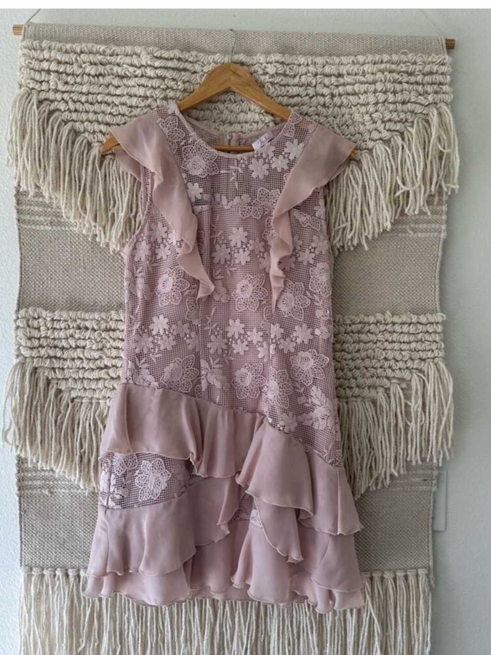 Parker Gabriel Ruffle Mini Dress